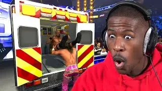 Playing an Ambulance Match in WWE 2K24!
