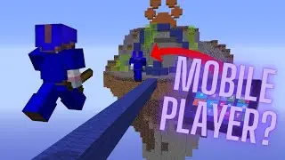 Playing Bedwars on BEDROCK Servers...