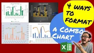📊📈4 easy ways to format a combo chart