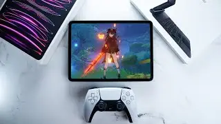 Unboxing the M2 iPad Pro + Black Magic Keyboard & Playing Genshin Impact