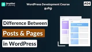 Difference Between Posts & Pages in WordPress | WordPress Development Tutorial in Tamil | #04