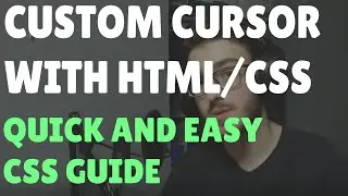 Custom Cursor With HTML/CSS