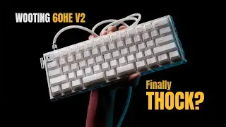 The CLEANEST White Wooting 60HE v2 Custom Build.