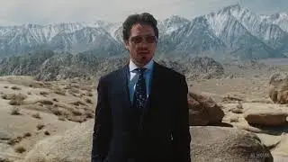 Тони Старк представляет свое оружие Иерихон .Железный человек (2008)