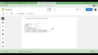 Convert a Text file/CSV file into an Excel file using Text Import Wizard.