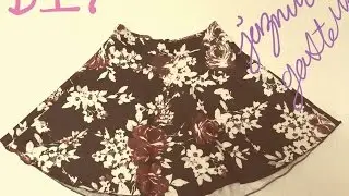 Como Hacer Una Falda En 10 minutos  -Jazmin Gastelum