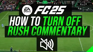 EA FC 26 - How to TURN OFF Rush Commentary Audio