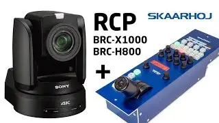 Sony BRC-X1000/H800 RCP Controller VISCA over IP