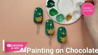 Using Paint Powders on Chocolates