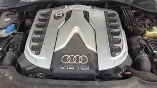 Осмотр Audi Q7 V12. Запуск не прогретого 6.0TDI