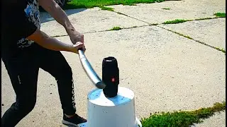 Will the FAKE JBL CHARGE 3 survive after being hit by a bat?