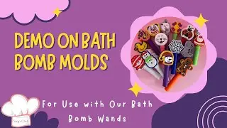 Demo on Bath Bomb Molds that you can use to create bath bombs for inside our Bath Bomb Wands