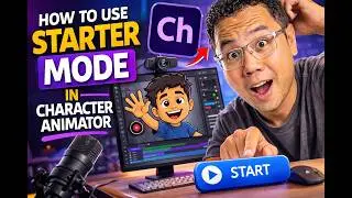 Animation Demonstration: Adobe Character Animator in Starter Mode.