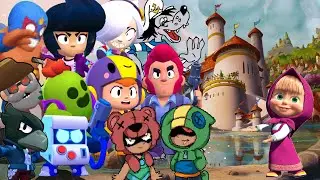 FNF animation for each turn of the battle, another character sings (Brawl Stars)