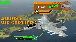 August VIP Battlepass Strikers! J-16 Overview and Gameplay | Modern Warships Alpha Test