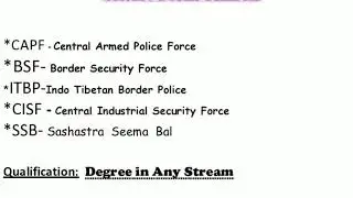 SSC Sub Inspector CPO SI Recruitment 2020 Online Form