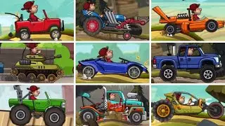 HILL CLIMB RACING 2 // ALL VEHICLES (iOS Gameplay)