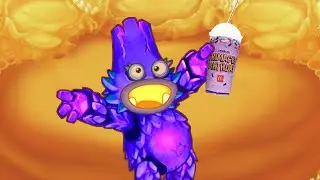KAYNA TRIES THE GRIMACE SHAKE | My Singing Monsters Meme