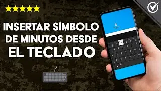 ¿Cómo Insertar un Símbolo de Minutos Desde el Teclado? - Colocar los Segundos