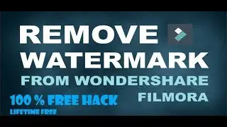 How to remove Watermark from windowshare Filmora Software for free (100% free hack)