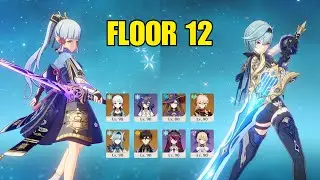 C0 Ayaka Freeze & C0 Eula Hypercarry | Genshin Impact 5.1 Spiral Abyss Floor 12