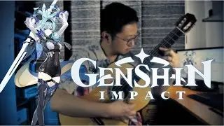 GENSHIN IMPACT: Eula's Theme (Flickering Candlelight Flamenco) Classical Guitar Solo w/Tabs