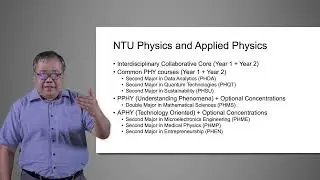 Physics Degree Programme Talk (NTU Open House 2023)