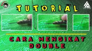 TUTORIAL CARA MENGIKAT DOUBLE  || NETTING RAMBUT #tutorial #cara #wigs