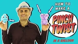 How to make a Pinch Twist in a Balloon (balloon modelling)