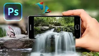 Photoshop tutorial - 3D effect in Photoshop Pop out effect With used files