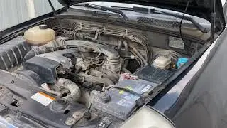 где находится номер двигателя у SsangYong Rexton