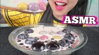 ASMR *KYOHO GRAPE JELLO + BUA LOY บัวลอย (RELAXING EATING SOUNDS) LIGHT WHISPER | SAS-ASMR