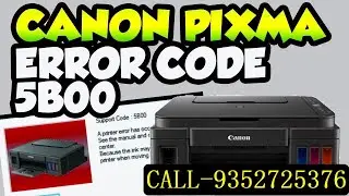 Canon printer error 5b00 solved G2000 G3000 G4000 Series