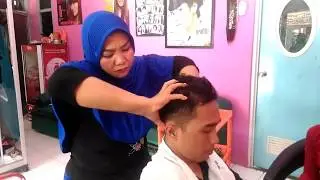 ASMR (Indonesian  Barber Head Massage)