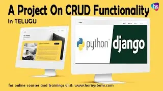 Python Django projects with source code on enroll in telugu | python crud operations with mysql