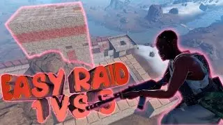 1 VS 5! ЛЕГКИЙ РЕЙД ЗАМКА! ( RUST RAID | РАСТ РЕЙД ) edit
