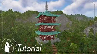 Red & White Japanese Pagoda | Minecraft Tutorial
