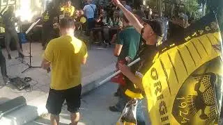 ΑΕΚ ΕΓΚΑΙΝΙΑ ΑΓΙΑ ΣΟΦΙΑ ΜΗΝΥΜΑ ΑΠΟ ΟΠΑΔΟ ΣΠΥΡΙΔΩΝΑ ΣΕ ΟΠΑΔΟΥΣ ΣΤΗ ΣΥΝΑΥΛΙΑ