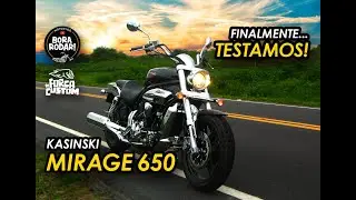 TEST RIDE: MIRAGE GV650 - A CUSTOM MAIS ESPORTIVA DA KASINSKI - 