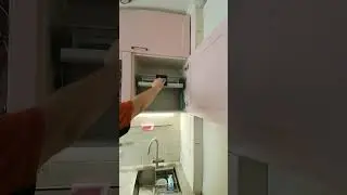 Кухня в розовом цвете.