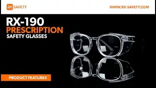 RX-190 Prescription Safety Glasses | ANSI Z87-2+ | RX Safety