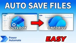 Automatically Save Outlook Attachments to OneDrive | Power Automate