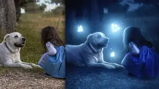 Glowing Fantasy Photoshop Manipulation | Speed Art