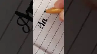 how to write using cut marker in English tutorial ✅ #handwriting #english #name #calligraphy #art