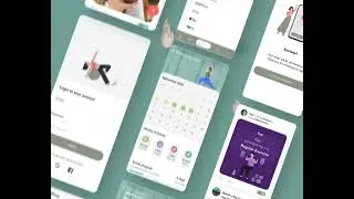 Project showcase: Healthcare & fitness app UI UX