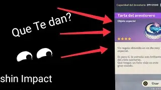 Que Te dan al abrir la tarta del viajero en tu cumpleaños - Genshin impact