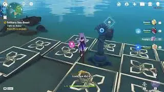 Solve the puzzle of the Watatsumi statue in Genshin Impact