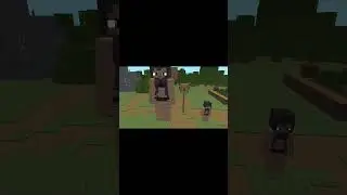 giantess growth test animation #minecraft #shorts #growth