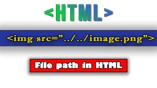File path in HTML||