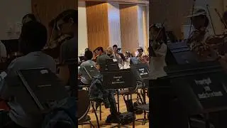 rehersing Victor Herbert’s Serenade side by side with Reno Chamber Orchestra ❤️🩷🧡🤎💖💝